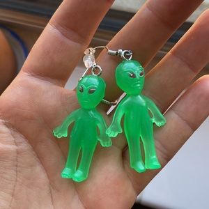 Alien Earrings